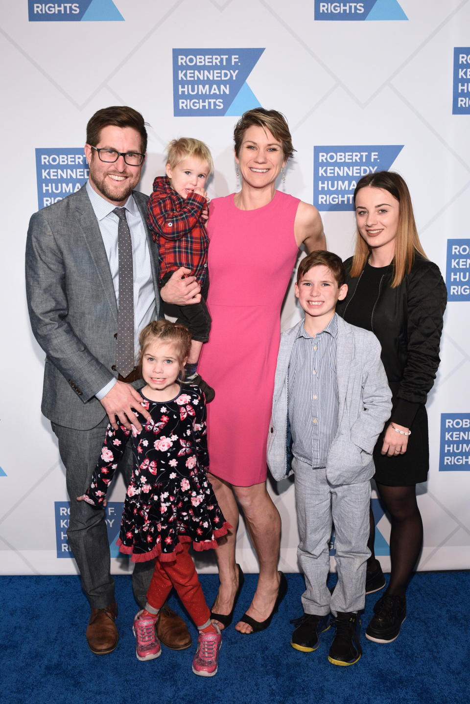 David McKean, Maeve Kennedy Townsend McKean and family at an event in New York City in December 2018. (Photo: Mike Pont/Getty Images for Robert F. Kennedy Human Rights))