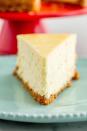 <p>Sometimes, simple really is best. </p><p>Get the recipe from <a href="https://www.delish.com/cooking/recipe-ideas/recipes/a58084/easy-classic-cheesecake-recipe/" rel="nofollow noopener" target="_blank" data-ylk="slk:Delish;elm:context_link;itc:0;sec:content-canvas" class="link ">Delish</a>.</p>