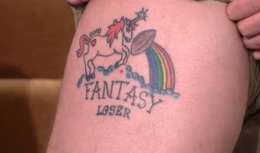 Fantasy Football Loser Temporary Tattoo  Unicorn I Suck at Fantasy Football   Amazonca Beauty  Personal Care
