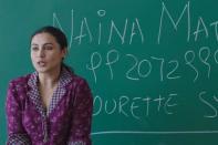 <p>Naina, Rani Mukherjee’s character in Hichki, is a teacher who overcomes Tourette Syndrome, a neurological disorder which is characterised by repetitive, involuntary movements. She has to battle both her health condition and a group of unruly students, who because of their socio-economic situation, end up becoming rebels and troublemakers. Based on American motivational speaker and teacher Brad Cohen’s book, Front of the Class, the film captures the spirit of a teacher who goes from being ridiculed for her tics to earning the respect and admiration of the same set of students. </p>