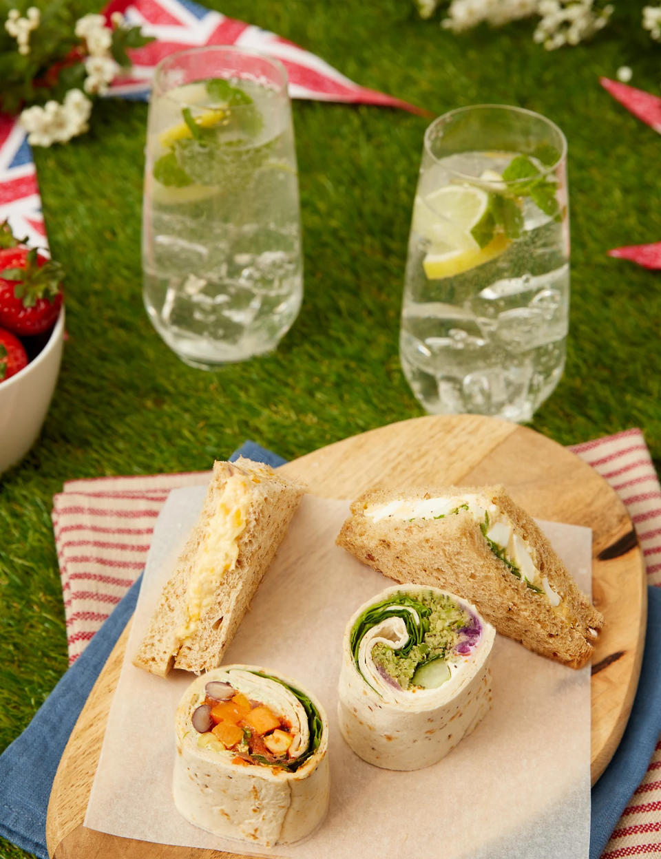 The ultimate delicious vegetarian sandwiches and wraps. (M&S)