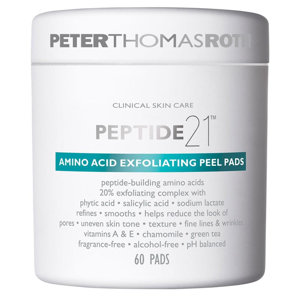 EXFOLIATOR: Peter Thomas Roth Peptide 21 Amino Acid Exfoliating Peel Pads