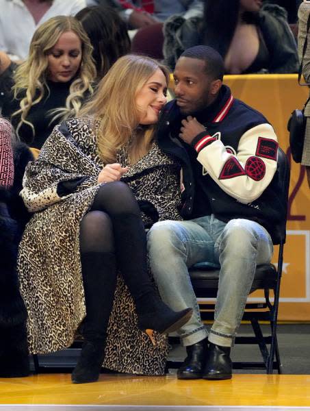 Adele and her boyfriend Rich Paul