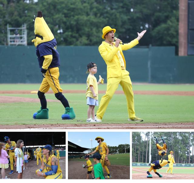 Former MLB pitcher pitches in a Savannah Bananas game with actual