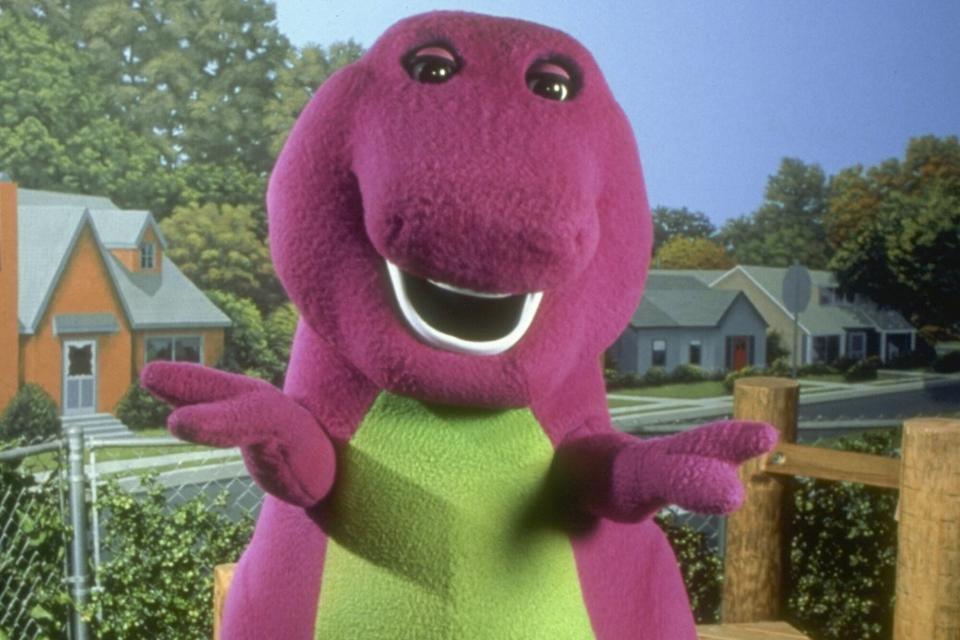 Barney, the purple dinosaur