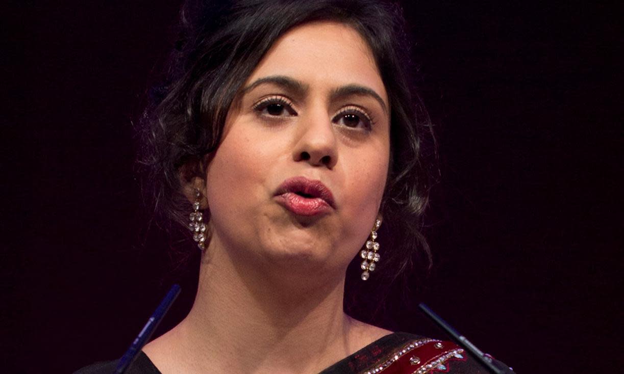 <span>Sara Khan says pupils want to talk about events in Gaza.</span><span>Photograph: Isabel Infantes/PA</span>