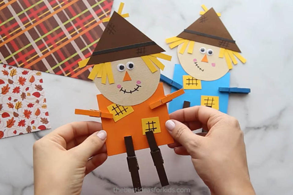 scarecrow halloween craft for kids (The Best Ideas for Kids )