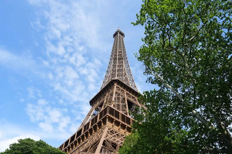 A general view of the Eiffel Tower, Paris