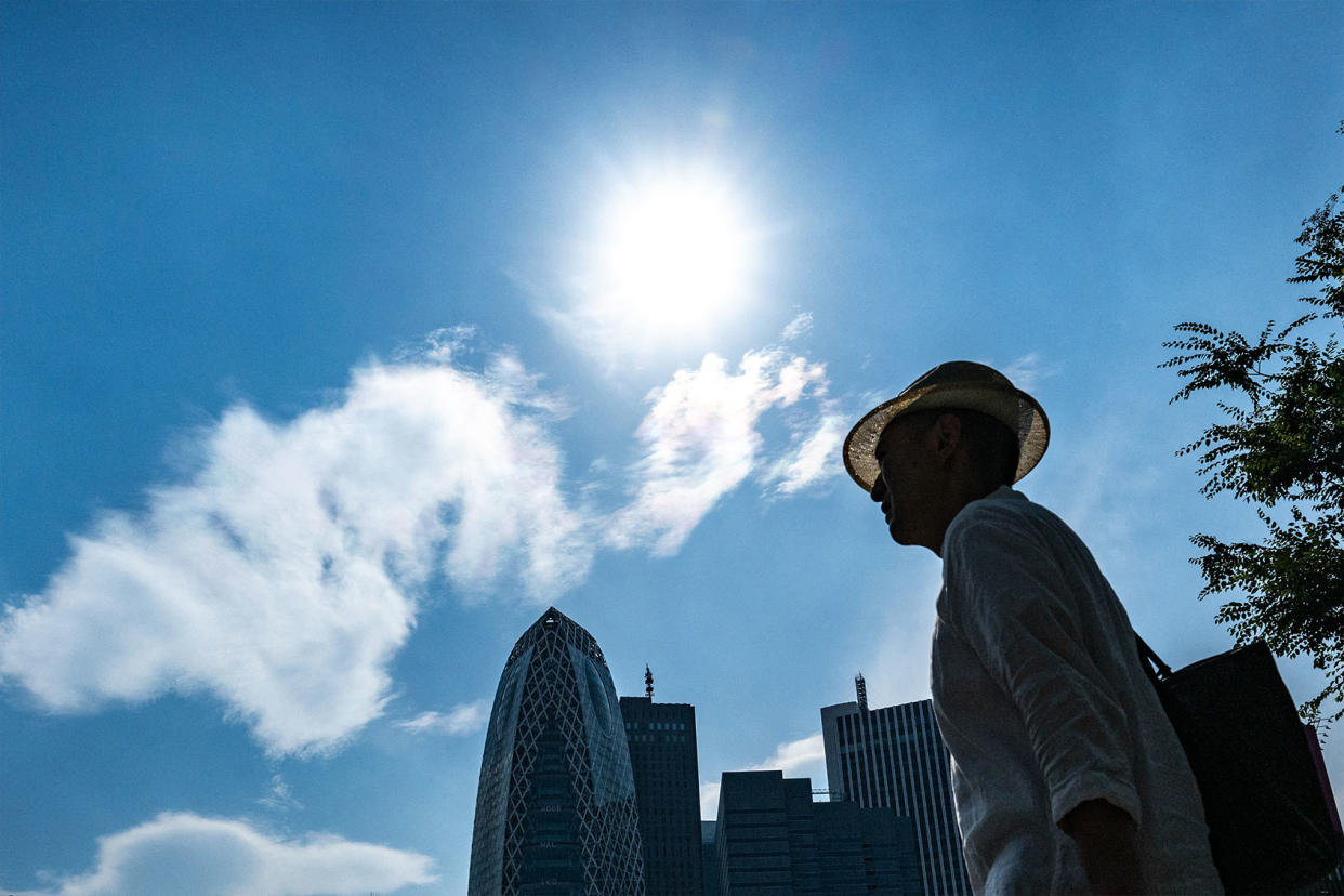 Tokyo Heat Wave 2024 July PHILIP FONG/AFP via Getty Images