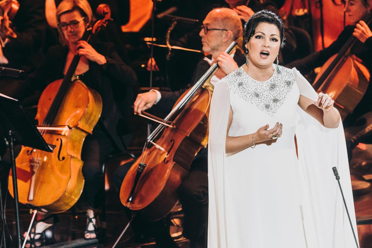 La soprano russe Anna Netrebko, en 2020 aux Victoires de la musique classique - Christoph De Barry - AFP