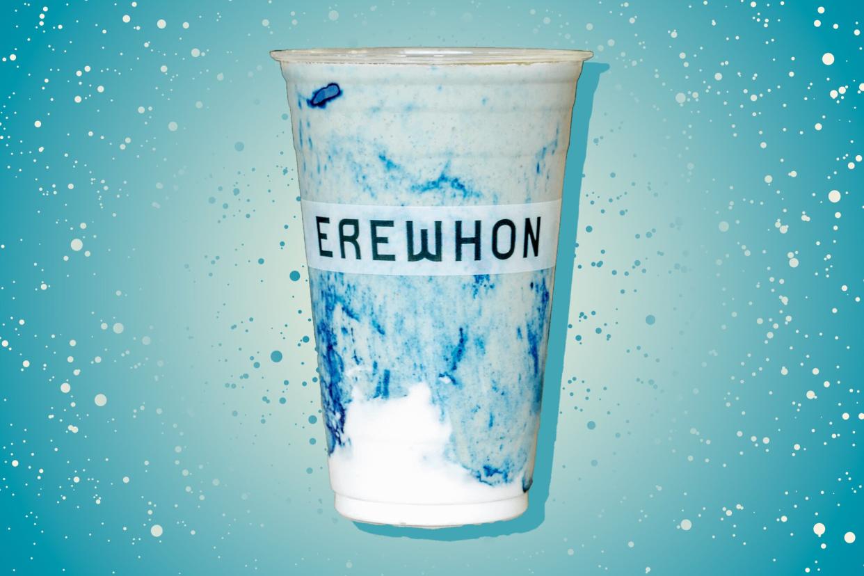 a photo of an Erewhon smoothie