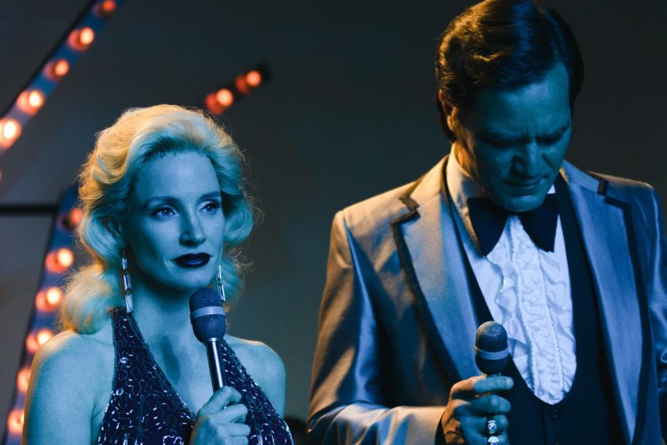 <div class="inline-image__caption"><p>Jessica Chastain and Michael Shannon in <em>George & Tammy</em>.</p></div> <div class="inline-image__credit">Dana Hawley/Showtime</div>