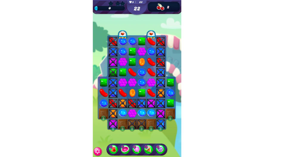 Level 62: Cascades are your friends. (Photo: Candy Crush)