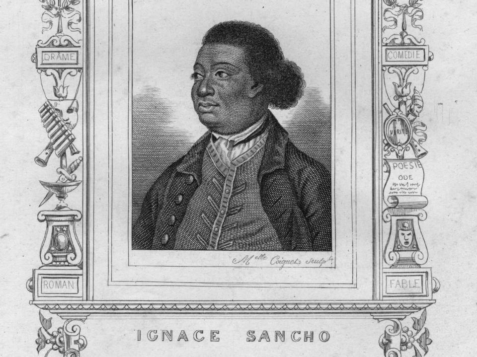 An illustration of Sancho from his days as an author and musician (Getty Images)