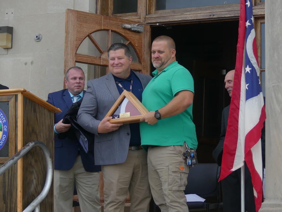 Micheal Reed was named Employee of the Year for 2023 at the Chillicothe Correctional Institution on May 5, 2023.