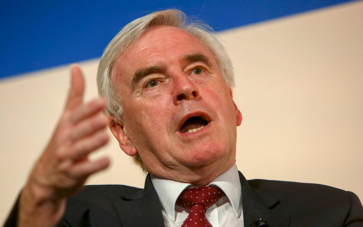 John McDonnell has backed a pressure group calling for private institutions to be stripped of their charitable status - PA