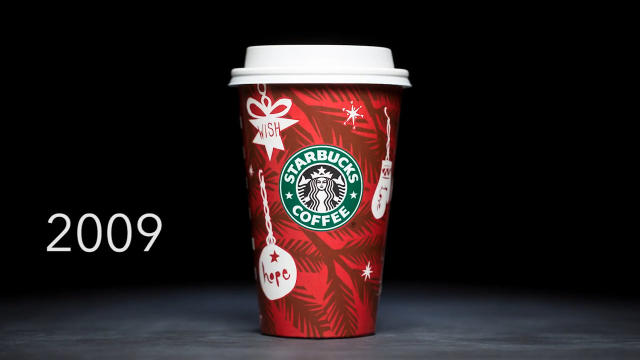 20 years of Starbucks holiday cups