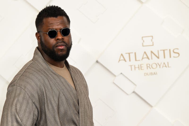 Winston Duke attends the Grand Reveal Weekend for Atlantis The Royal, Dubai’s new ultra-luxury hotel on January 21, 2023 in Dubai, United Arab Emirates.