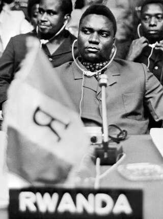 Le président rwandais Juvénal Habyarimana, en août 1975, lors d’un sommet de l’OUA (Organisation de l’Union africaine) à Kampala (Ouganda). Son assassinat, le 6 avril 1994, sera le déclencheur du génocide.. PHOTO AFP