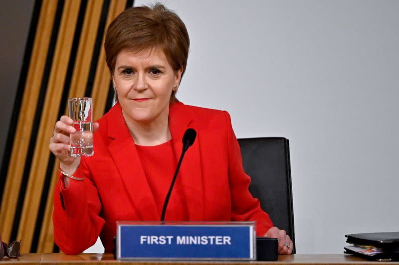 Nicola Sturgeon appears at inquiry into the Committee on the Scottish Government Handling of Harassment Complaints against former FM Salmond in Edinburgh