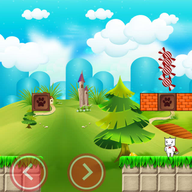 Players navigate through a harsh but fun platforming environment in Super Kitty