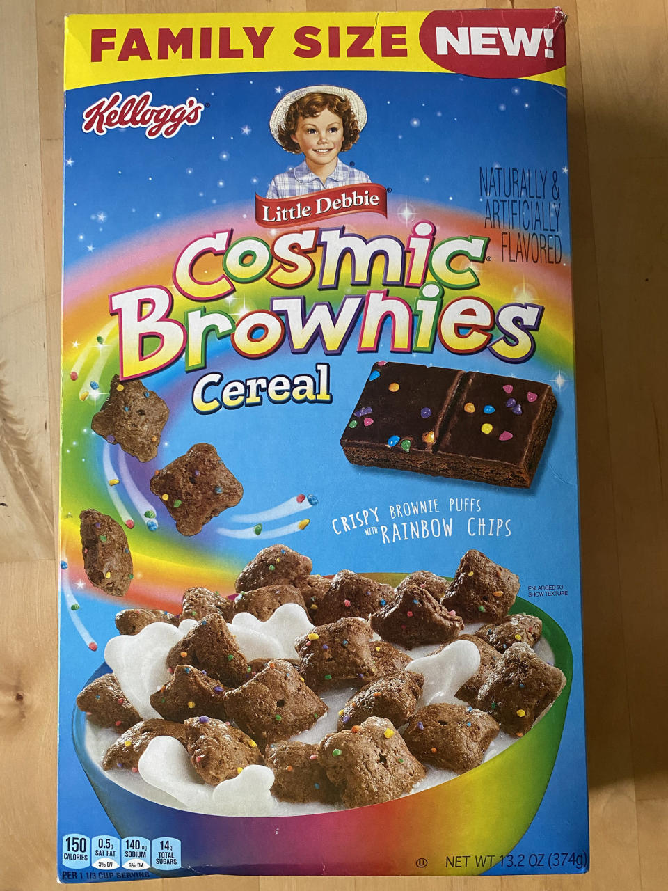 Cosmic Brownies Cereal box