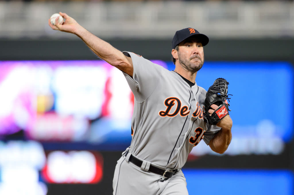Toronto is reportedly right in the mix for coveted star free-agent pitcher Justin Verlander, who is also considering the Yankees and Red Sox. (Getty)