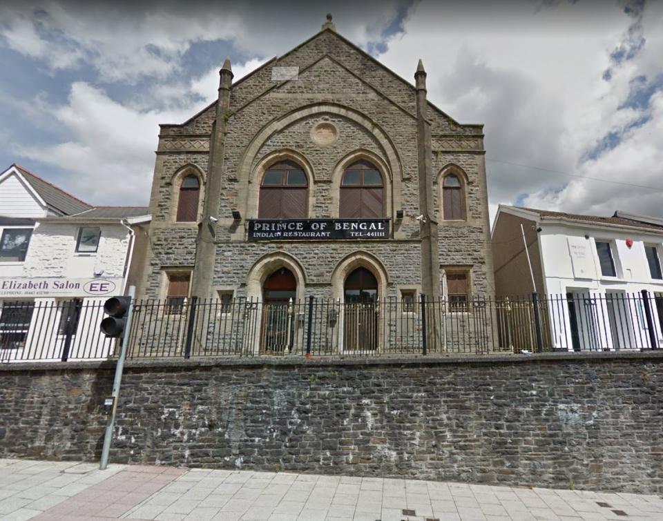 The Prince of Bengal restaurant in Tonypandy, South Wales (Google Street View)