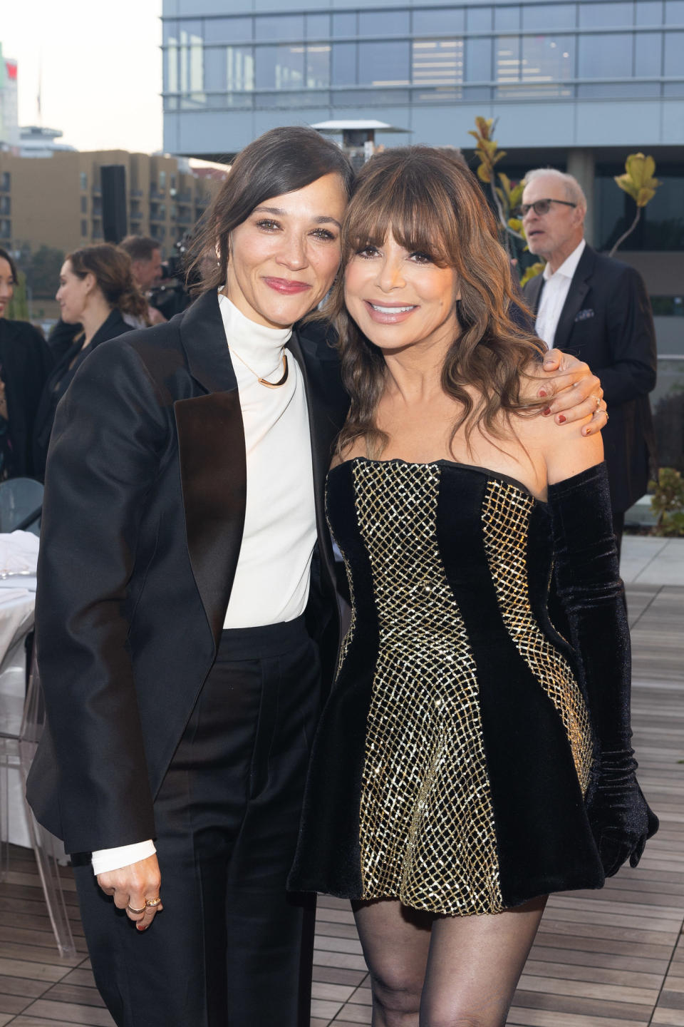 Rashida Jones and Paula Abdul