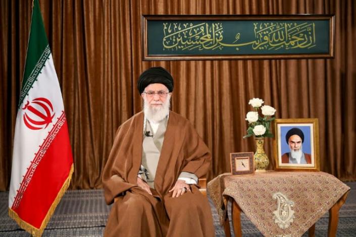 Speaking in a televised address, Khameini charged in a message directed at Washington: "No one trusts you. You are capable of bringing into our country a drug that will keep the virus alive and prevent its eradication." (AFP Photo/-)