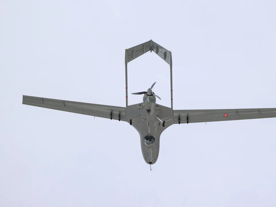 A Bayraktar TB2 drone.