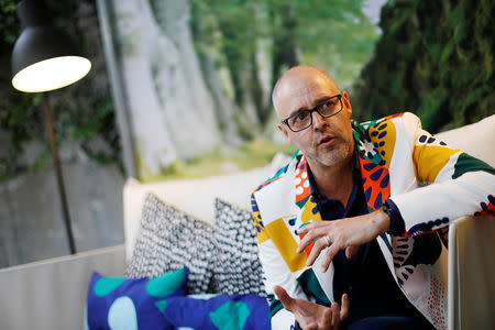 Malcolm Pruys, Country Retail Manager for IKEA Mexico, speaks during an interview after participating in an event to announce the opening of the first Mexico store, in Mexico City, Mexico May 22, 2019. REUTERS/Edgard Garrido