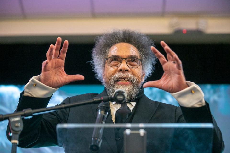 Between 6% and 8% of Black voters in both Pennsylvania and Michigan said independent Cornel West is their top pick to be the next U.S. President, according to a new USA TODAY/Suffolk University poll. Many of them chose President Joe Biden as their second choice.