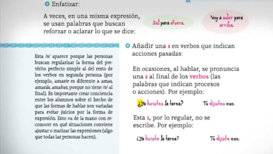 Hicistes y Dijistes, las palabras que indignan a la peor cara de México. (Foto tomada de Twitter/@AnaPOrdorica)