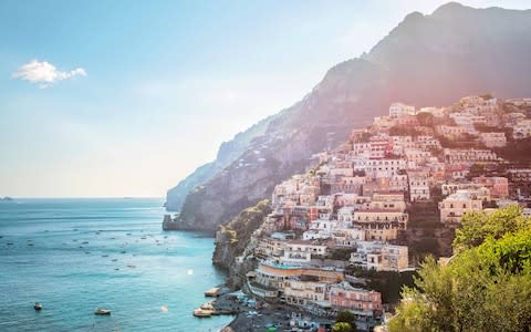 Can't fault the Amalfi Coast for its appearance - Credit: getty