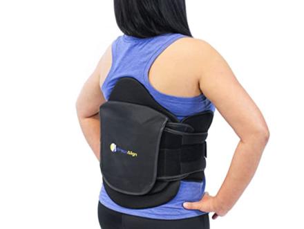 Fit Geno Back Brace for Lower Back Pain: Back Support Lumbar Belt for Women and Men - Breathable Lower Back Pain Relief Herniated Disc Sciatica