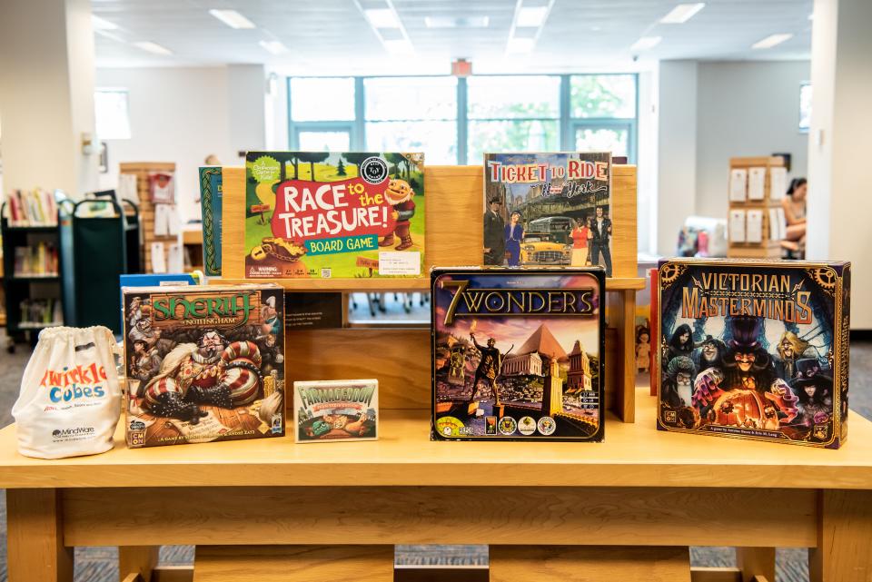 Find a board game to borrow from the Bucks County Free Library's non-book collection for a fun date night at home this Valentine's Day.