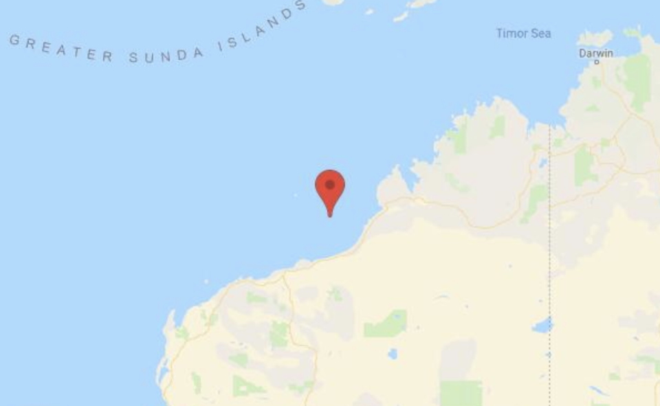 The earthquake hit off the coast of Western Australia between Broome and Port Hedland. Source: EMSC