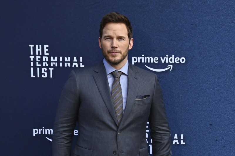 Chris Pratt attends the Los Angeles premiere of "The Terminal List" in 2022. File Photo by Jim Ruymen/UPI