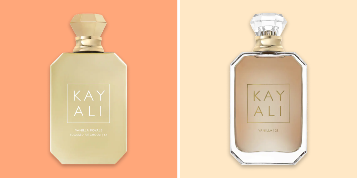 kayali perfumes in vanilla royale and vanilla 28