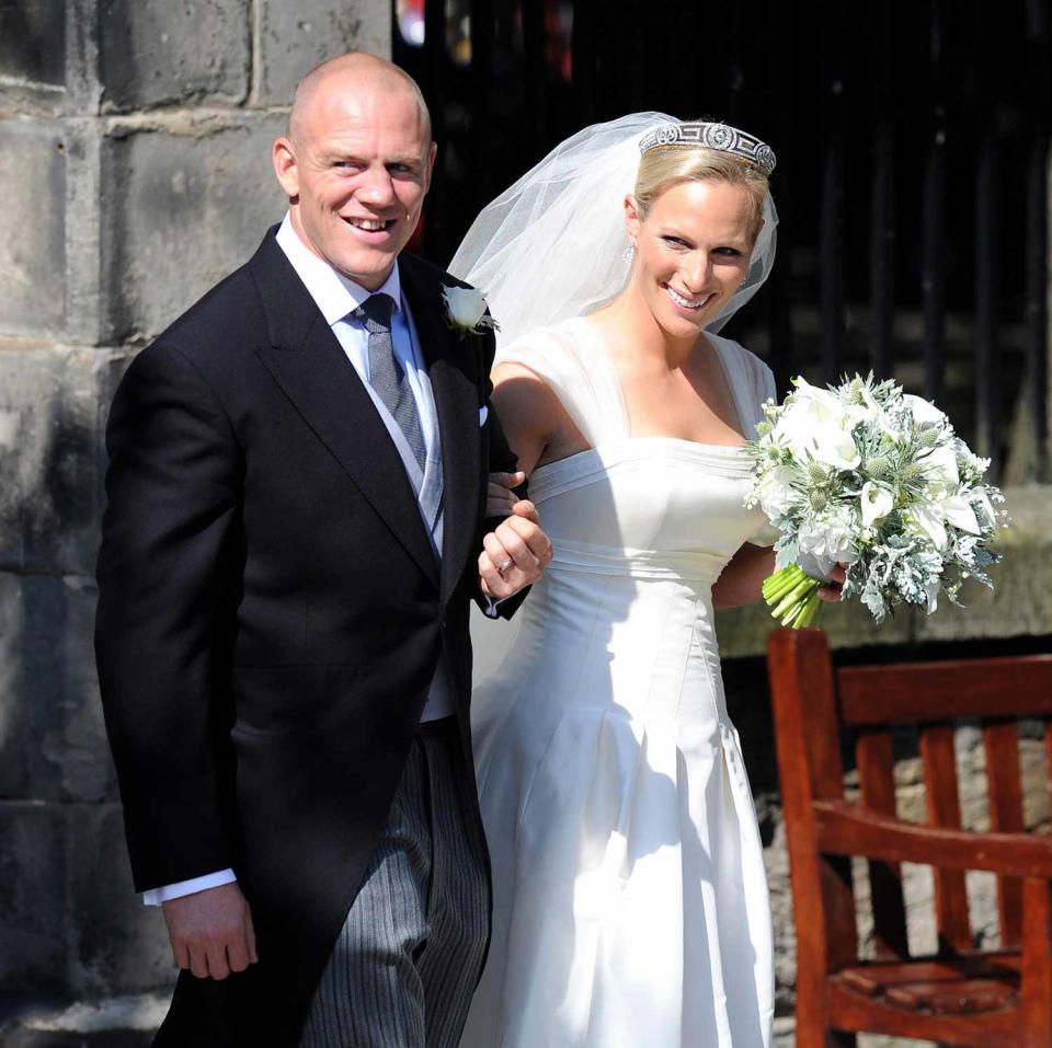 Zara Mike Tindall wedding