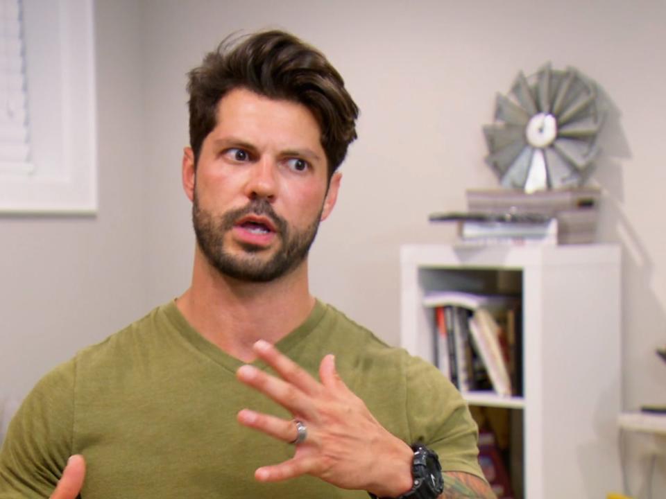 Zach Justice on "Married at First Sight."