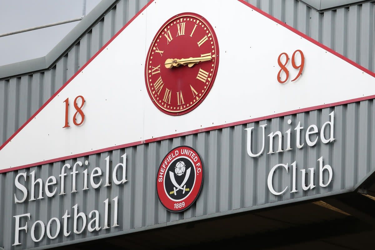 Sheffield United’s prospective takeover is awaiting EFL approval (Tim Goode/PA) (PA Archive)