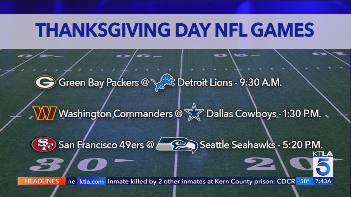 How to watch Thanksgiving football games on cable and streaming services