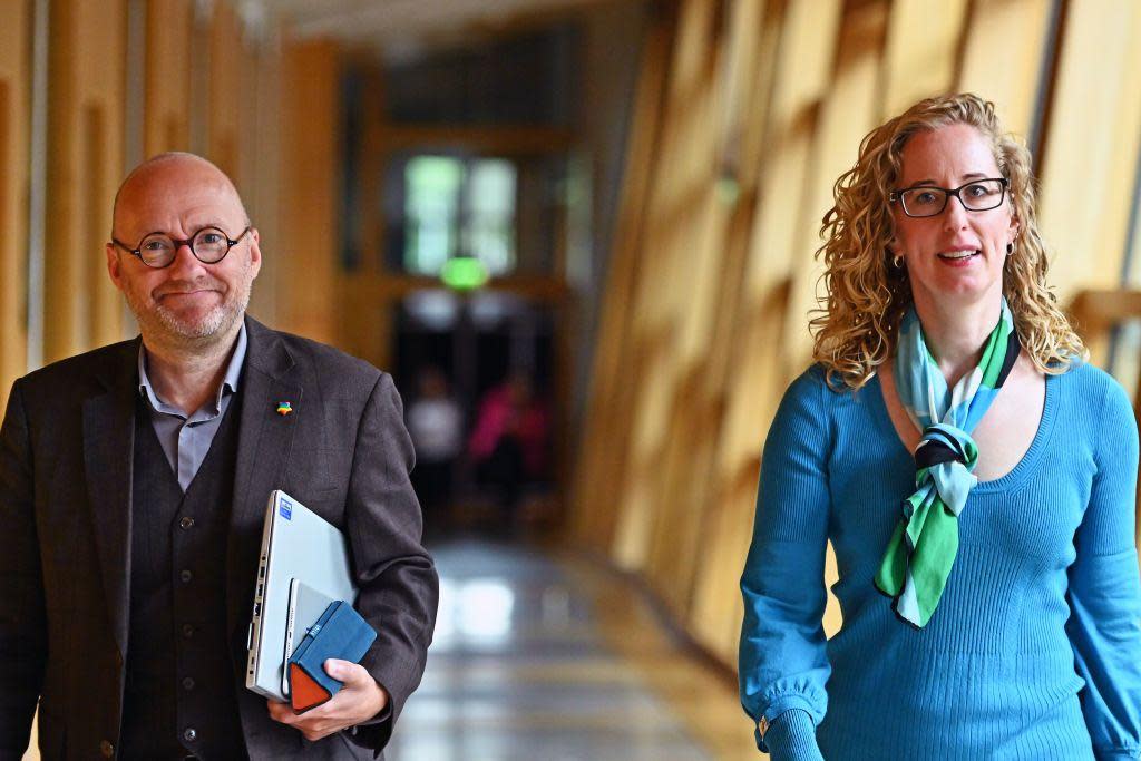 Patrick Harvie and Lorna Slater 