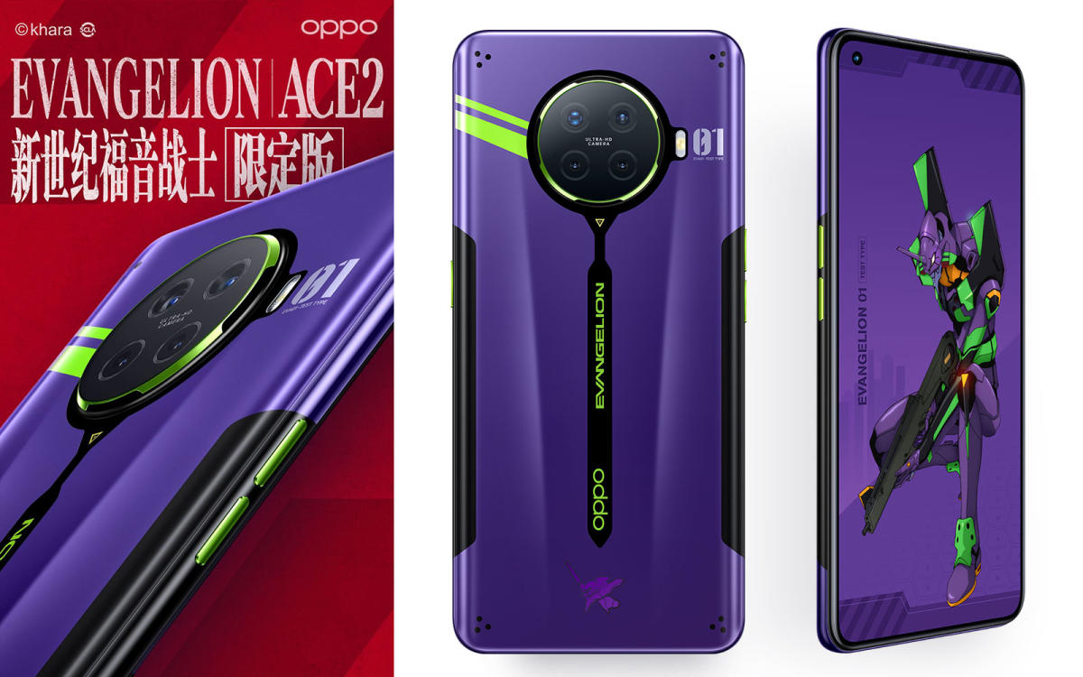 Oppo's Evangelion phone is surprisingly faithful to the anime