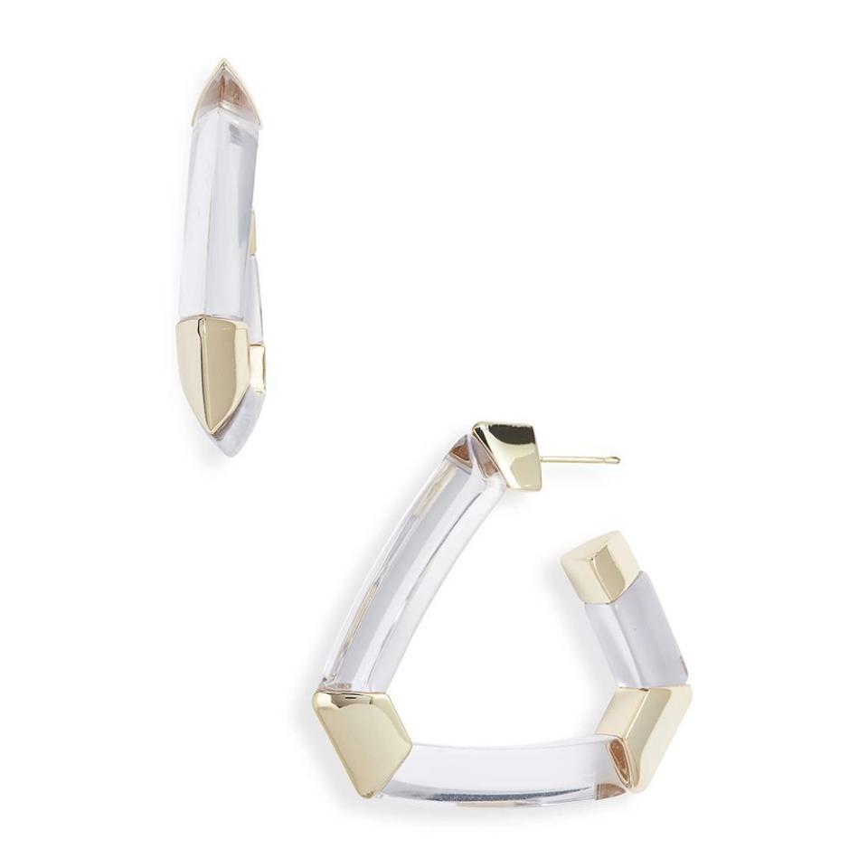 1) Arden Statement Hoop Earrings