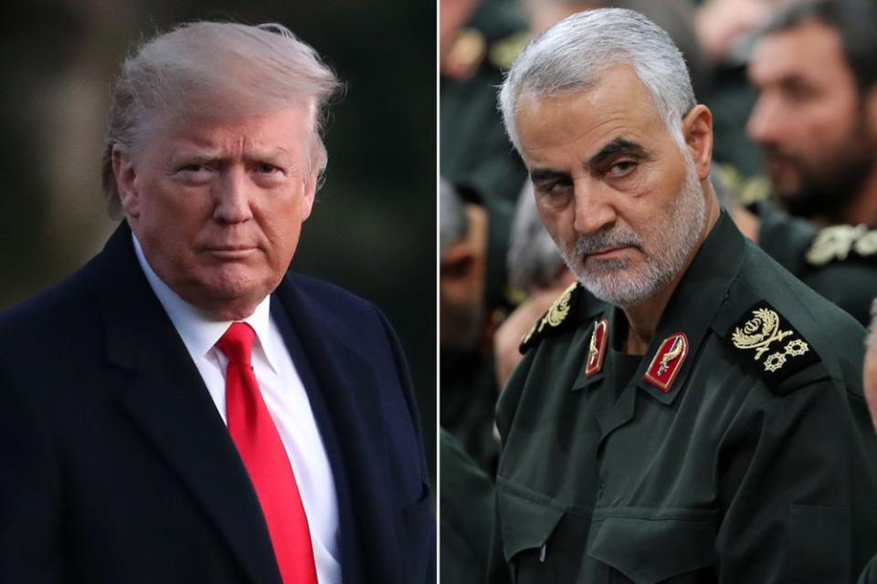 Donald Trump and Qasem Soleimani | Mark Wilson/Getty Images; IRANIAN SUPREME LEADER'S OFFICE HANDOUT/EPA-EFE/Shutterstock