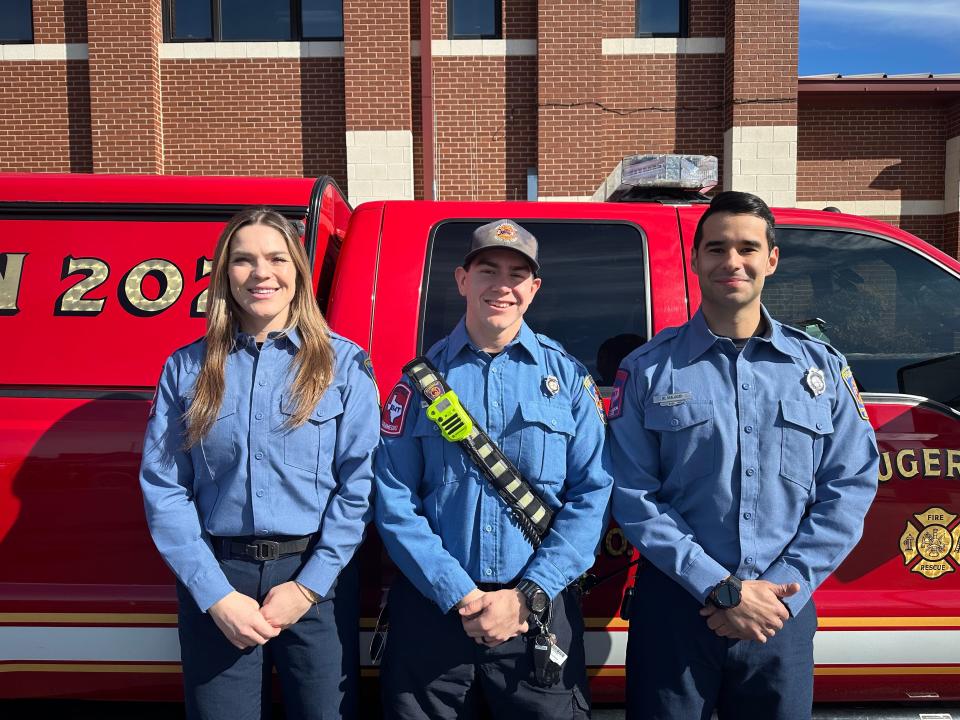 Courtney Hiatt, Michael Hernandez And Robert Mango Are Part Of The Pflugerville Fire Department'S Mentorship Program That Helps Cadets Learn, Grow And Develop.