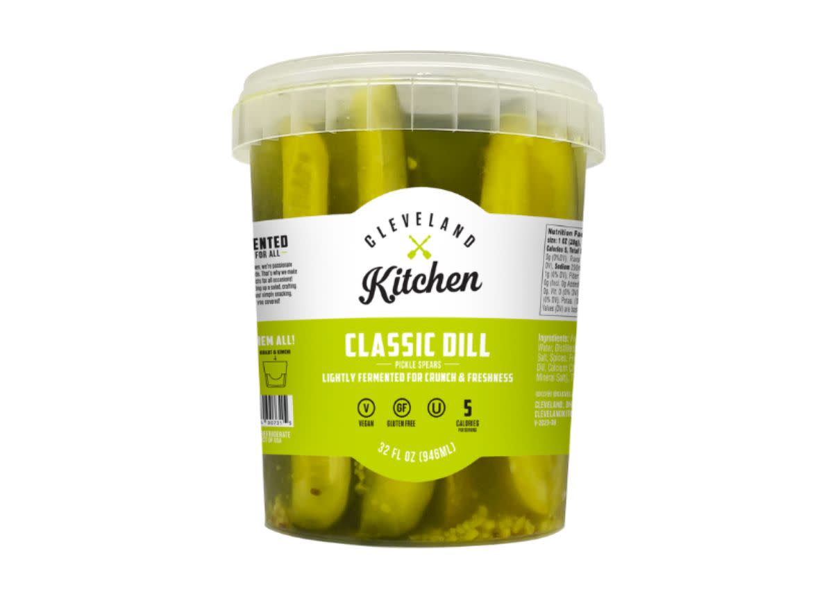 jar of Cleveland Kitchen pickles